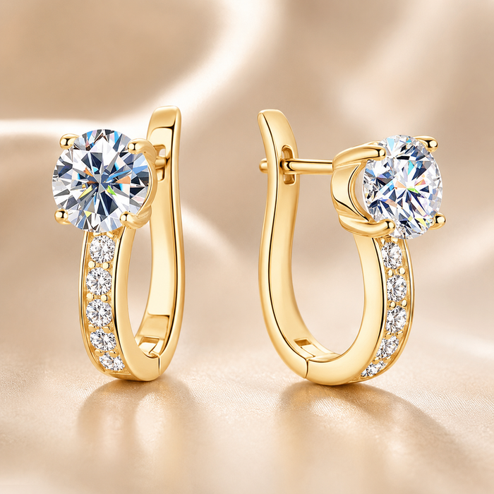 Classic Huggie Earrings | Gold