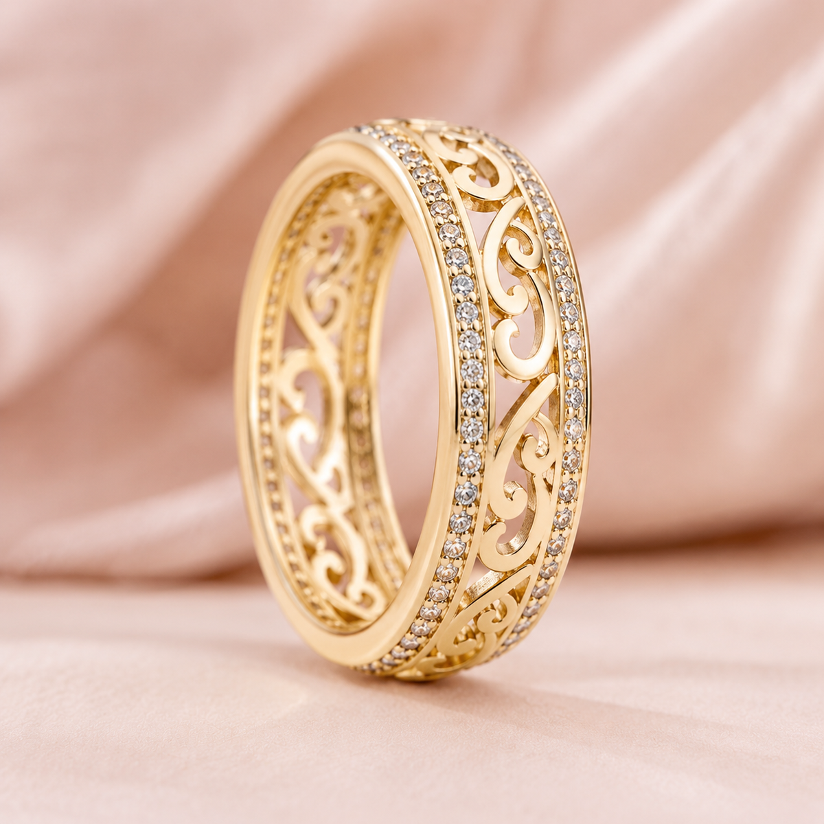 Vale Detail Ring | Gold