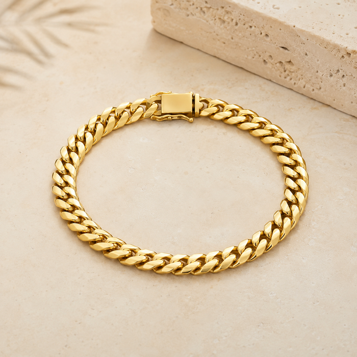 Hertitage Cuban Bracelet | Gold